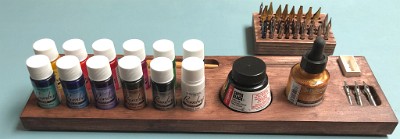 Custom calligraphy ink and nib holders    &#169;  All Rights Reserved